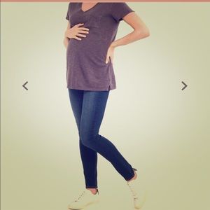 PAIGE Dark Blue Skinny Jeans